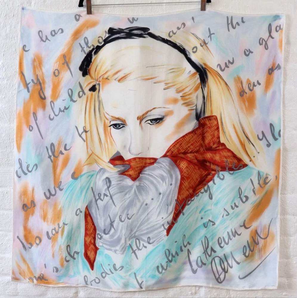Catherine Deneuve silk Scarf